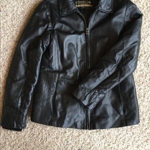 Leather Columbia Sportswear Coat